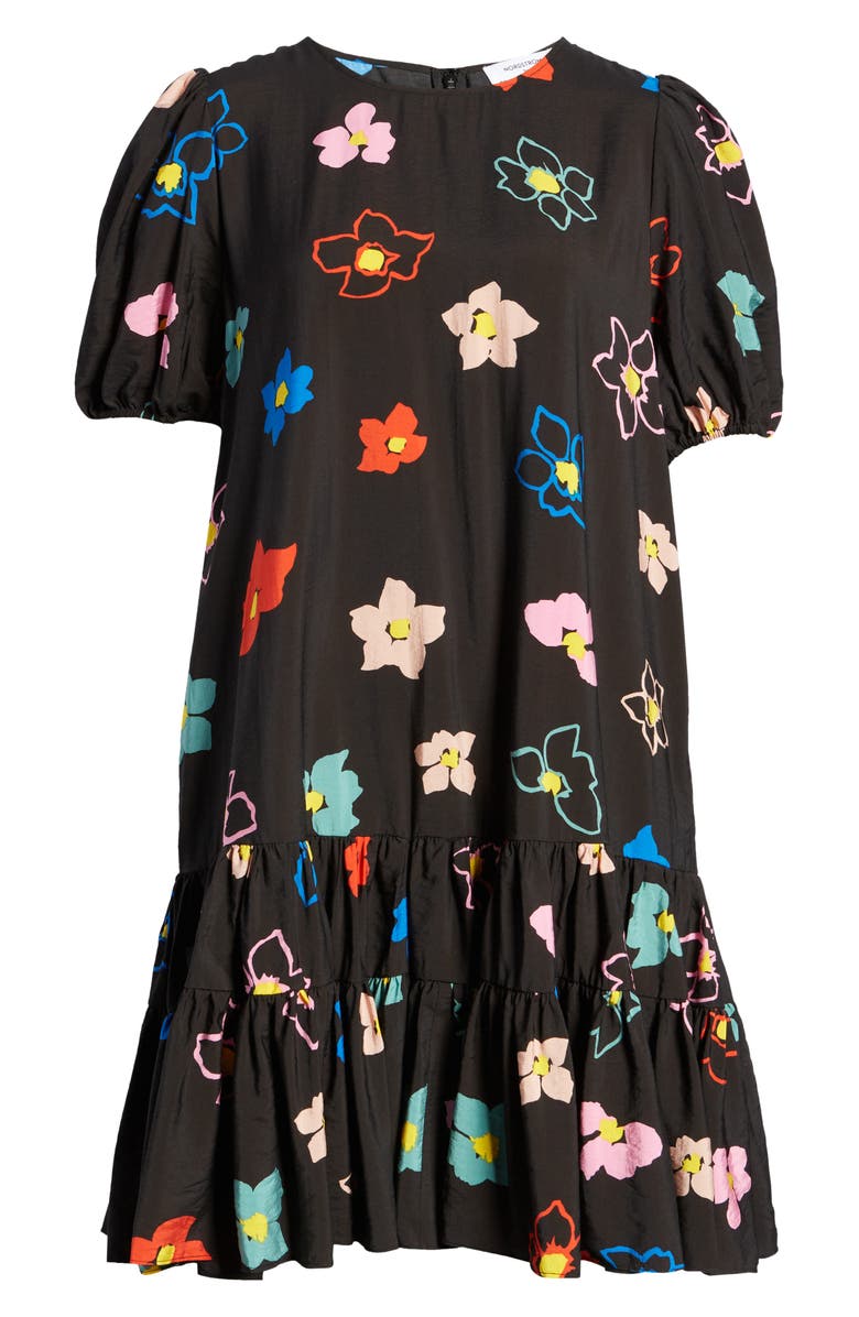 Nordstrom Cristina Martinez Print Drop Waist Dress, Alternate, color,