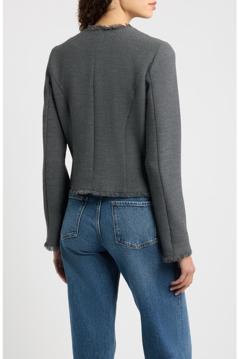 Frayed Edge Jacket, Alternate, color, SLATE GREY