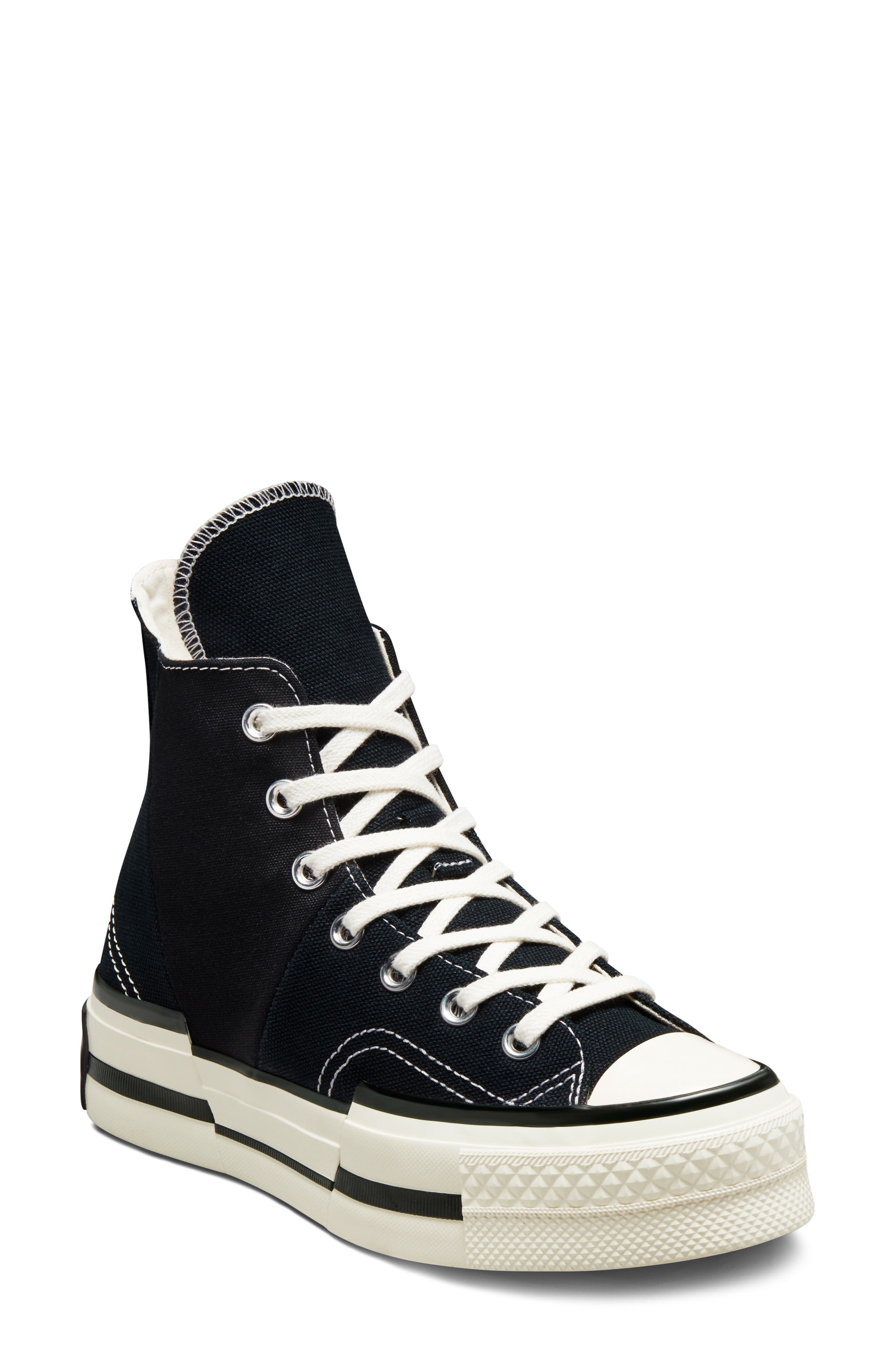 Converse Chuck Taylor<sup>®</sup> All Star<sup>®</sup> 70 Plus High Top Platform Sneaker, Main, color, 