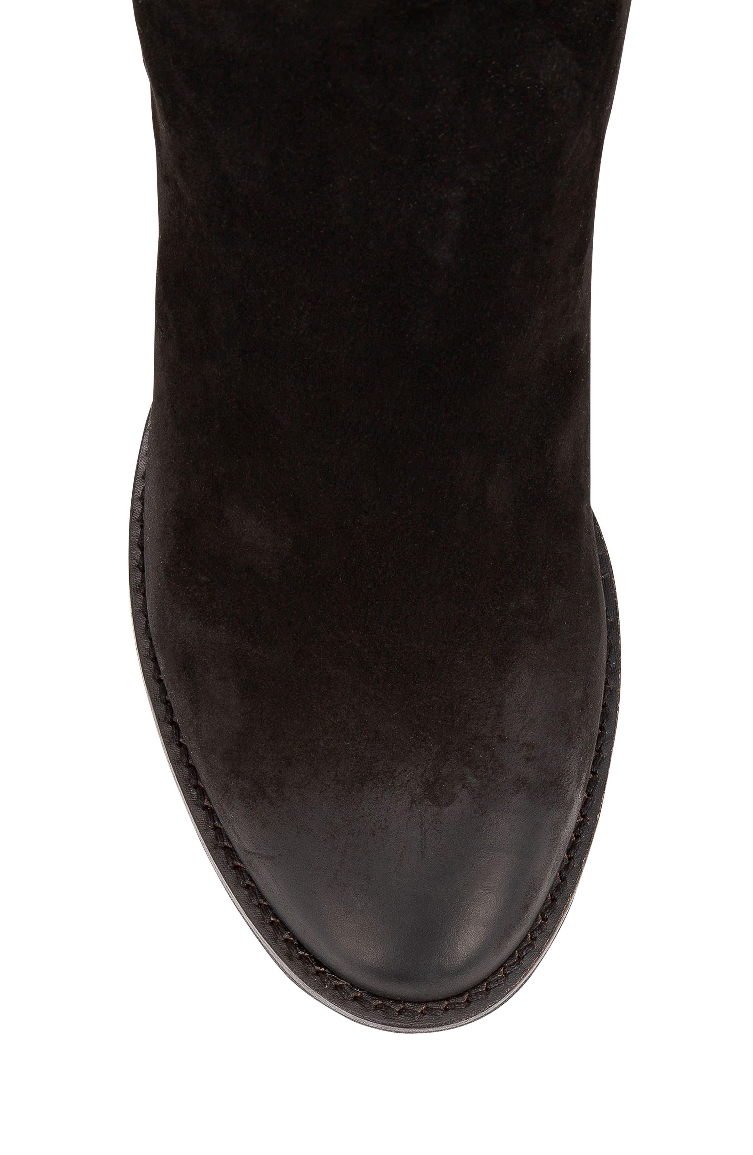 Noa Waterproof Bootie, Alternate, color, BLACK NUBUCK