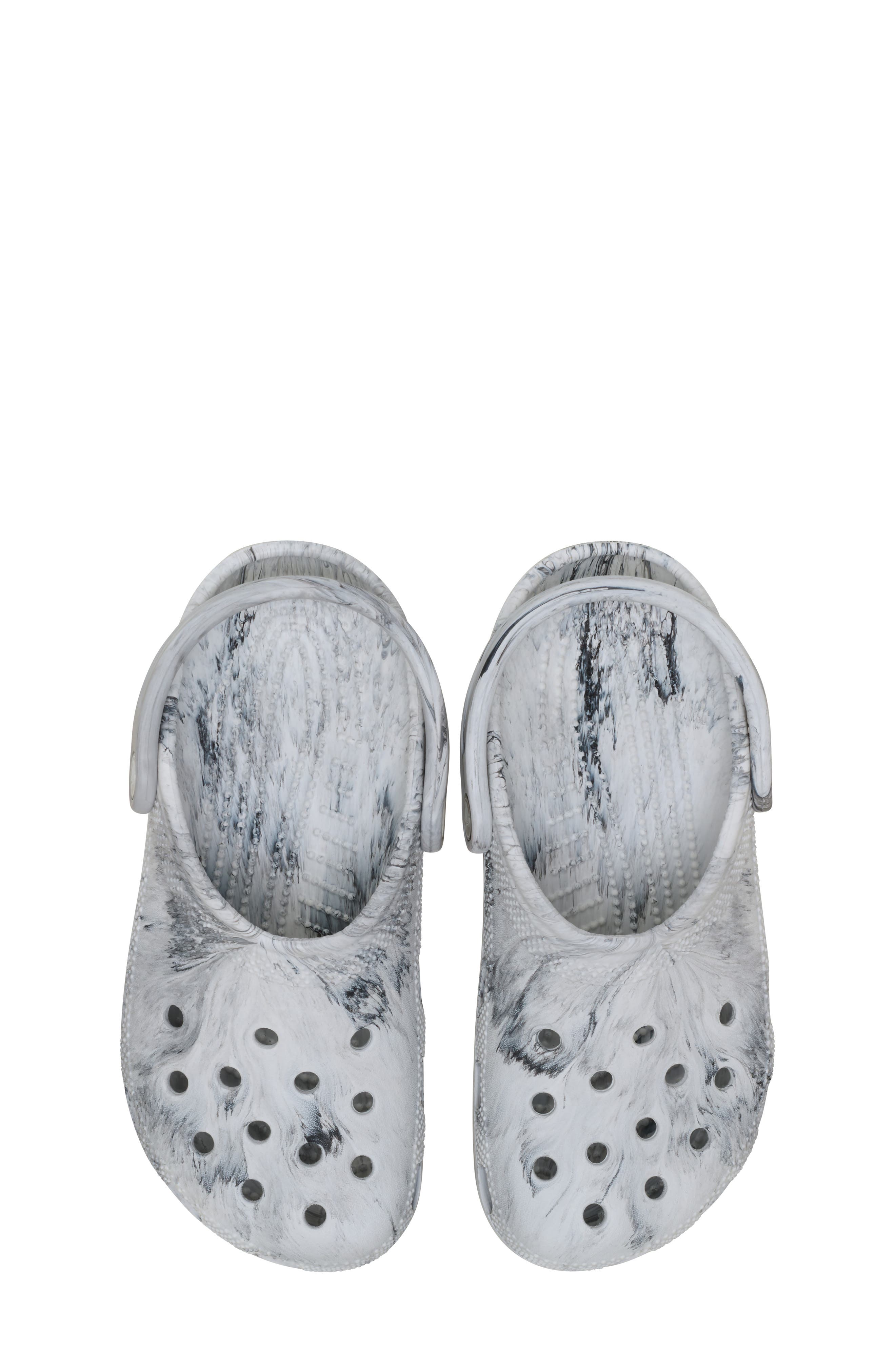 CROCS Kids' Classic Marbled Clog, Alternate, color, Grey