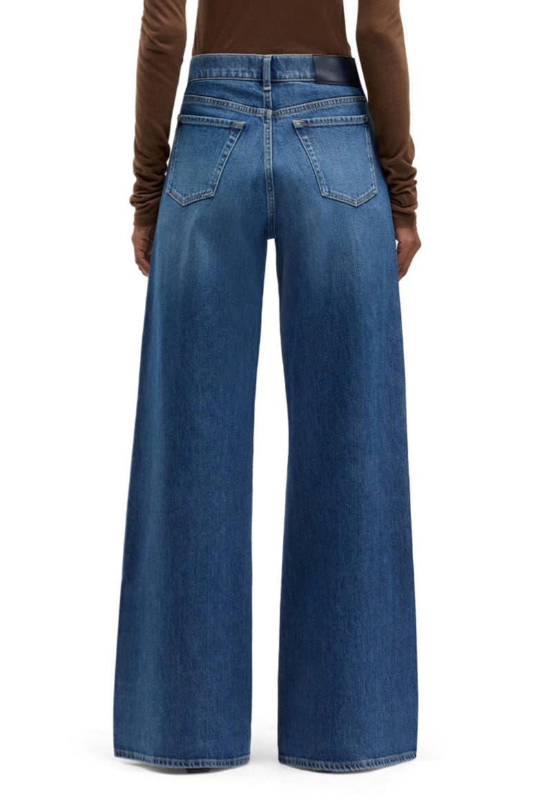 Lotta Twisted Seam High Waist Wide Leg Jeans, Alternate, color, STREET WISE WIT