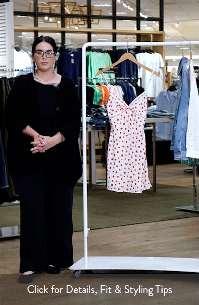 Karena Floral Minidress, sales video thumbnail