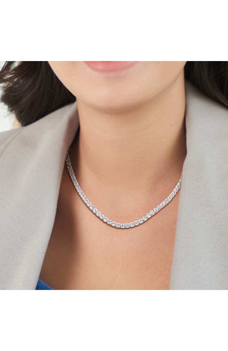 Julianna B. Moissanite Tennis Necklace, Alternate, color,