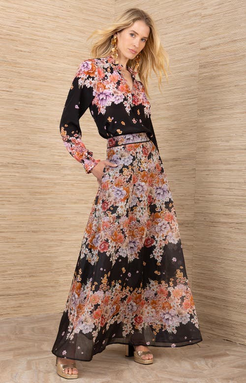 Hale Bob Baylor Organza Skirt In Multi