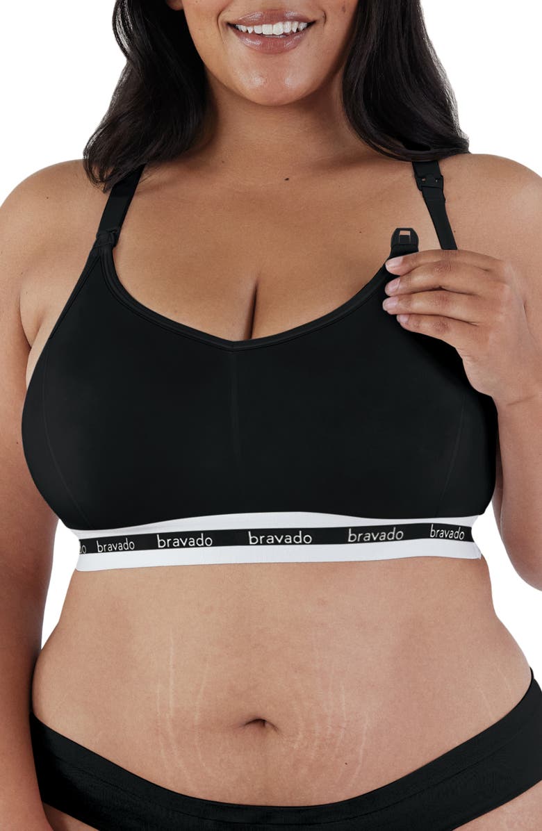 Bravado Designs Original Organic Cotton Blend Extended Cup Maternity/Nursing Bra, Alternate, color, 