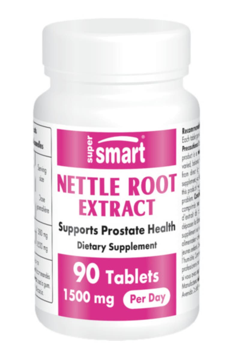 SuperSmart Nettle Root Extract 1500mg, Main, color, NO COLOR