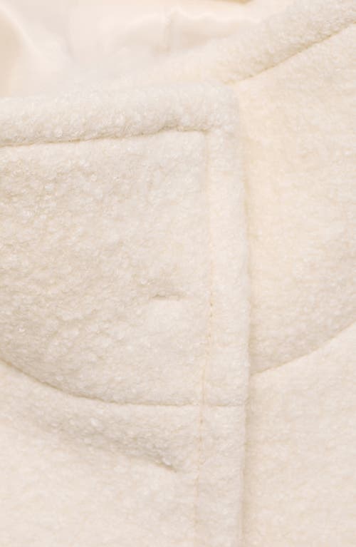 MANGO MANGO HIGH COLLAR WOOL BLEND JACKET 