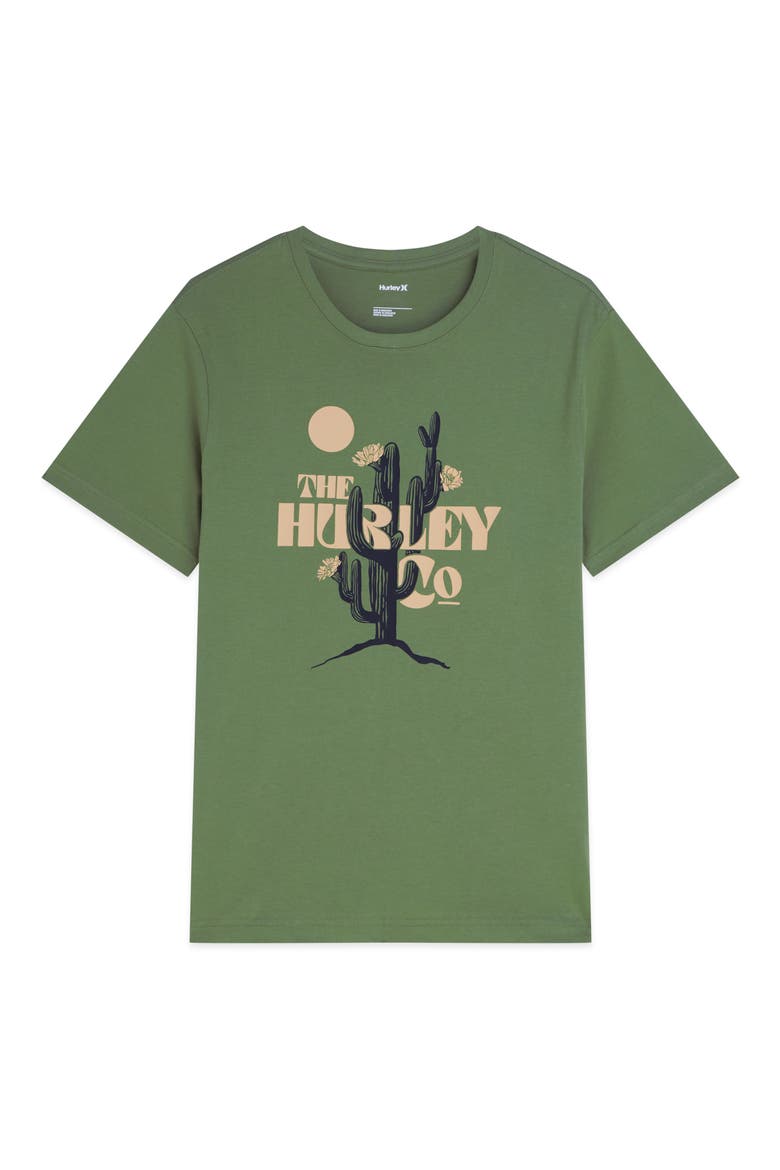 Desert Day Graphic T-Shirt, Main, color, GREEN