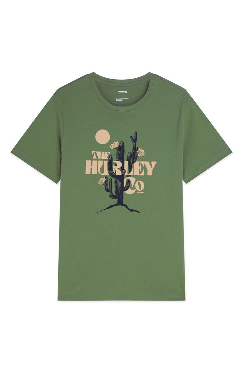 Hurley Desert Day Graphic T-Shirt, Main, color, Green