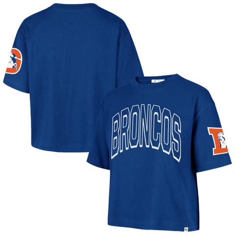 Women's '47 Royal Denver Broncos Call Out Reed City T-Shirt