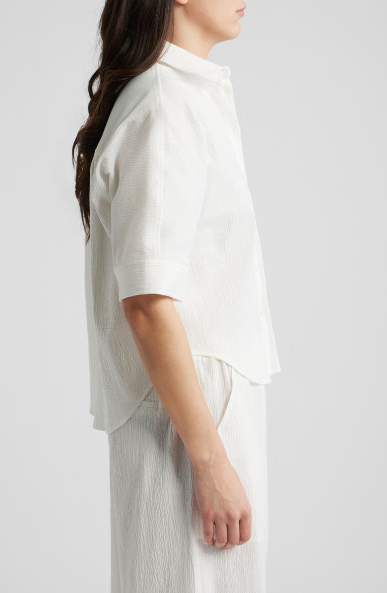 Bernardo Texture Dolman Shirt, Alternate, color, 