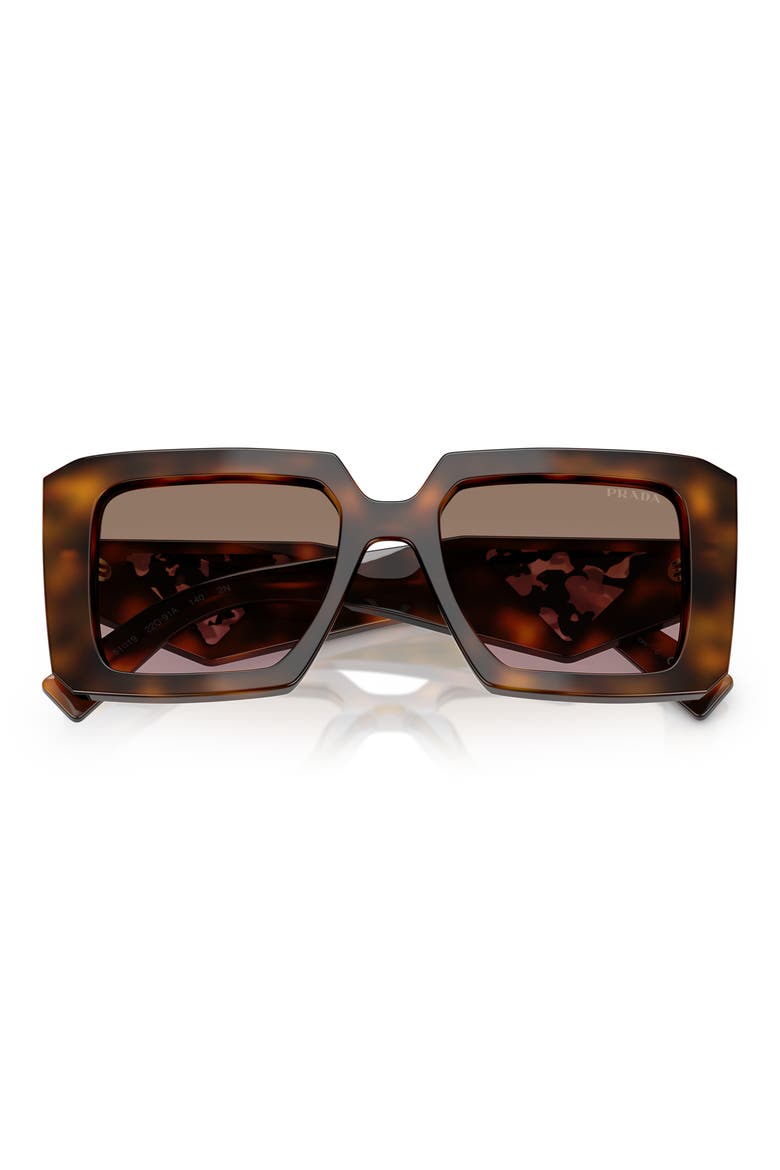 51mm Gradient Square Sunglasses, Alternate, color, JUNIPER TORTOISE / PINK