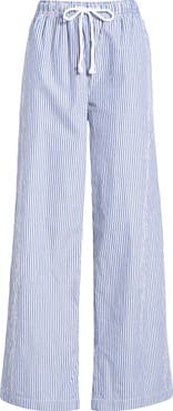 beachlunchlounge Reed Stripe Cotton Pants