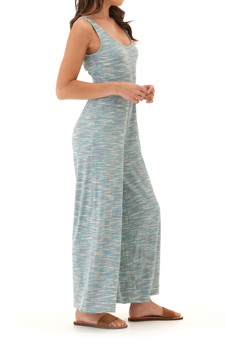 Threads 4 Thought Ayesha Marble Reversible Wide Leg Rib Jumpsuit, Alternate, color, 