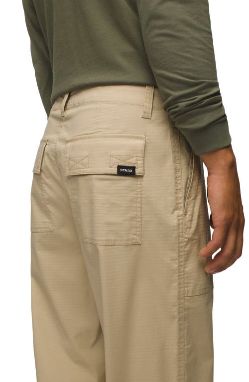 Prana Palisades Cotton Blend Ripstop Field Pants In Sandstone