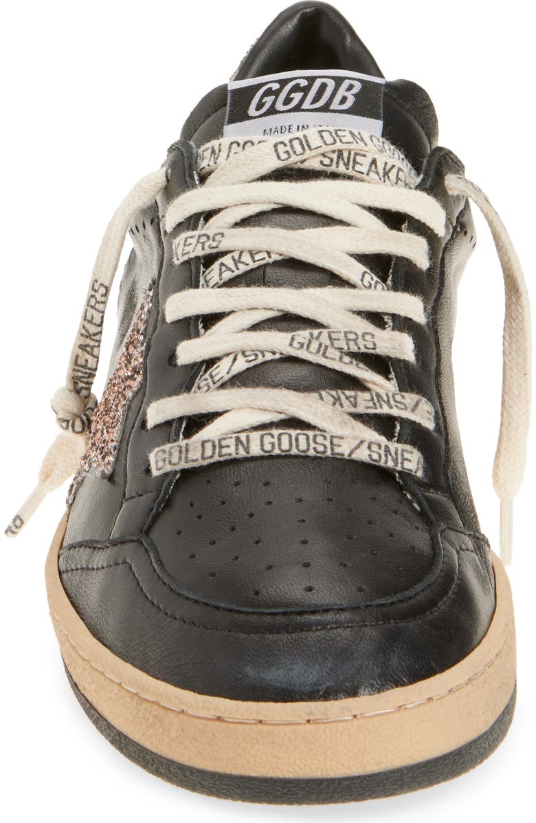 Golden Goose Ball Star Low Top Sneaker, Alternate, color, Black/ Cinder