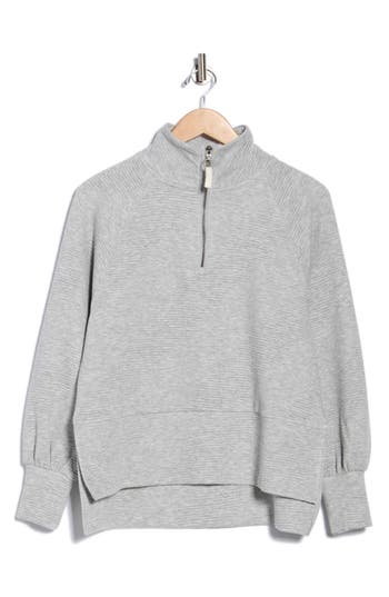 Balance Collection Whitley Quarter Zip Pullover In Gray