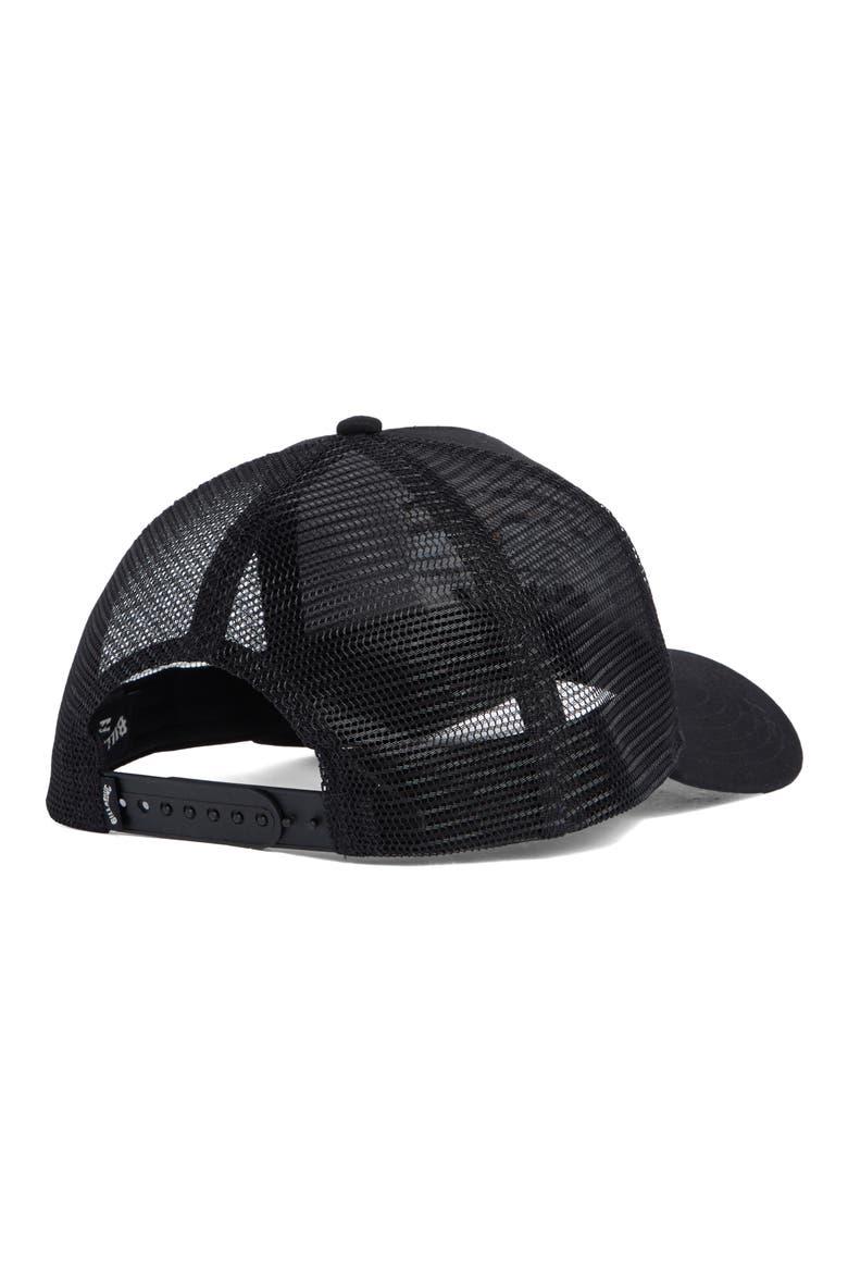 AW Twill Trucker Baseball Cap, Alternate, color, BLACK