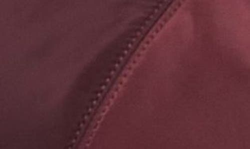 Topshop Nylon Crossbody Bag In Burgundy