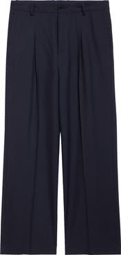 Dries Van Noten Penrud Pinstripe Pleated Wool Trousers