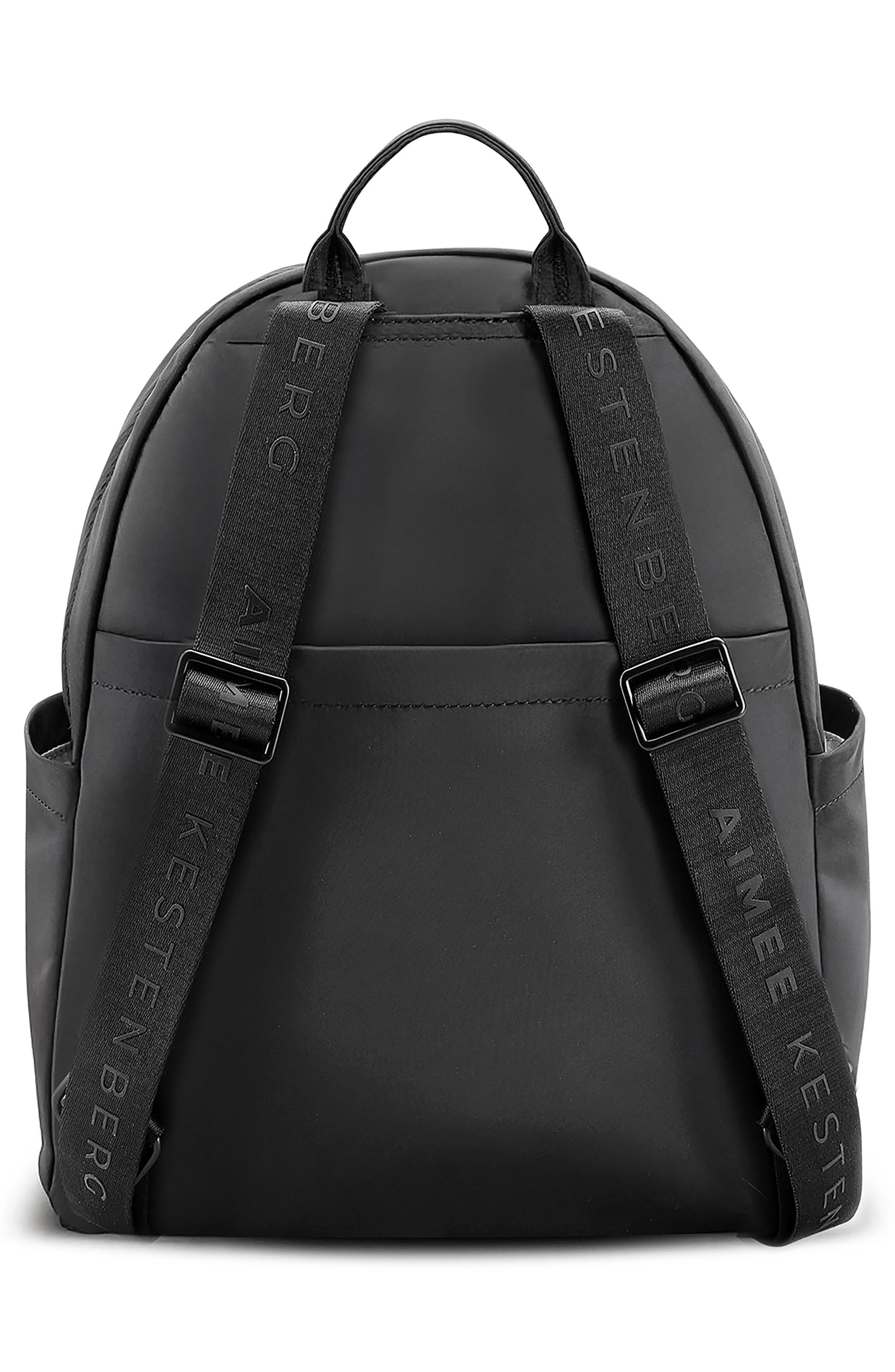 AIMEE Tamitha Nylon Backpack, Alternate, color, Black