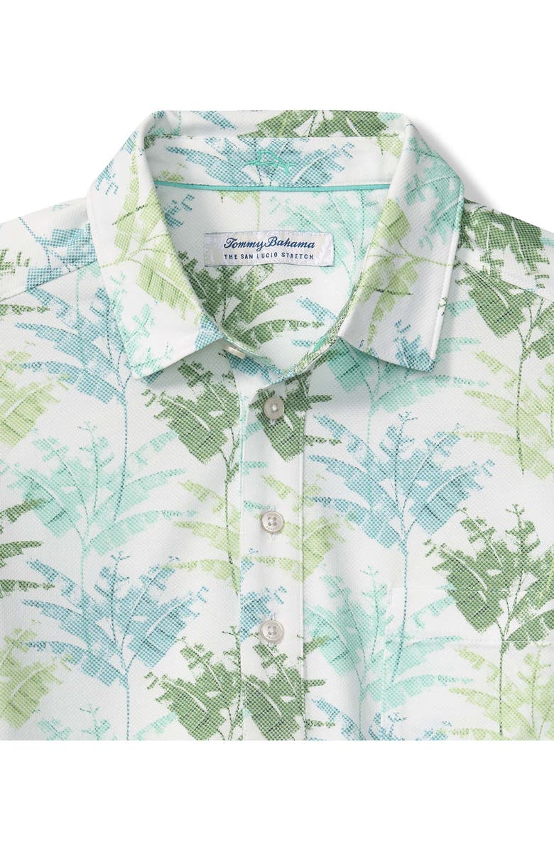 Tommy Bahama San Lucio Verde Palms Cotton Blend Polo, Alternate, color, Elm