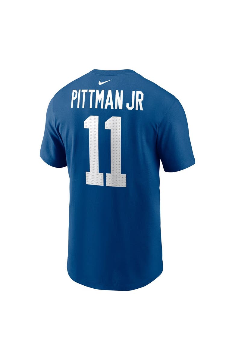 Nike Men's Nike Michael Pittman Jr. Royal Indianapolis Colts Player Name & Number T-Shirt, Alternate, color, Royal