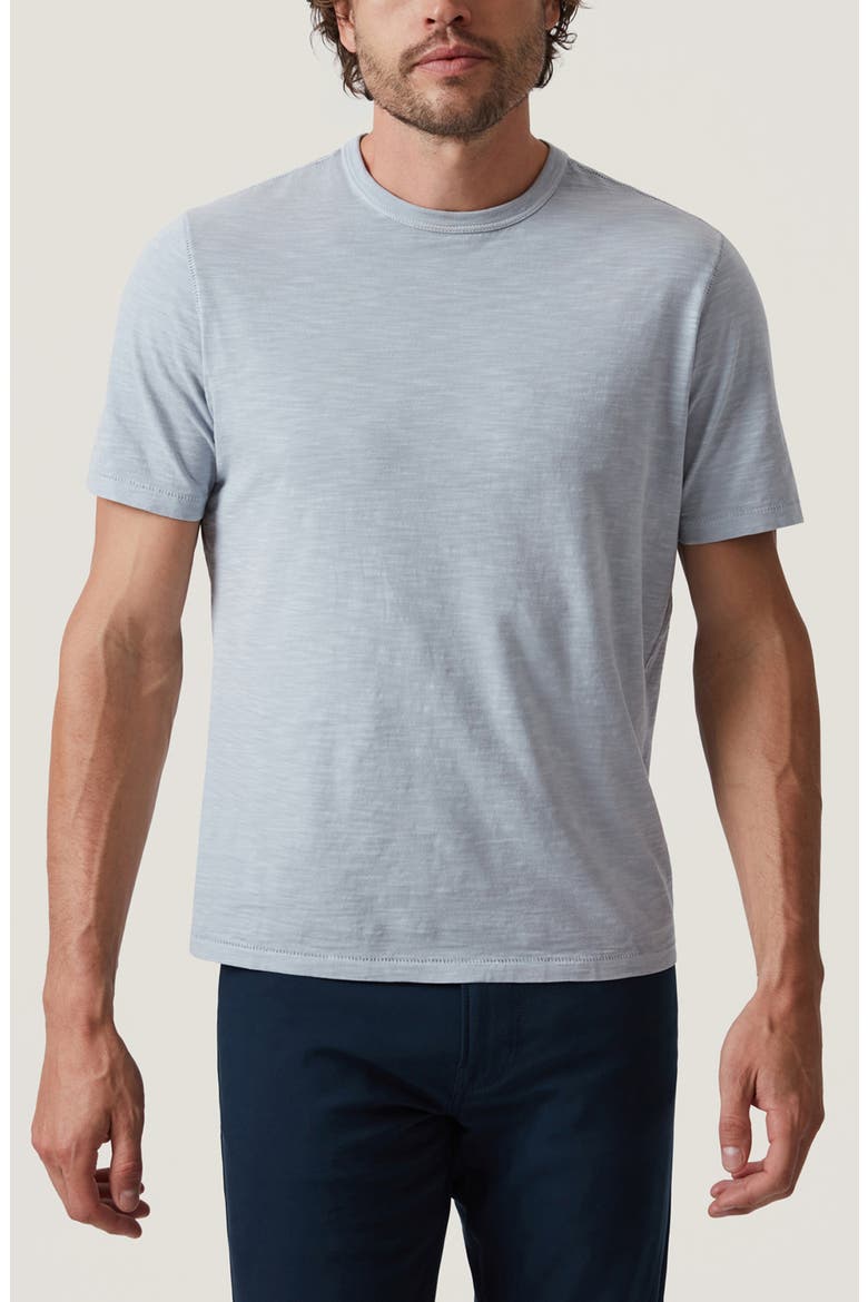 Slub Cotton T-Shirt, Alternate, color, BLUE FOG