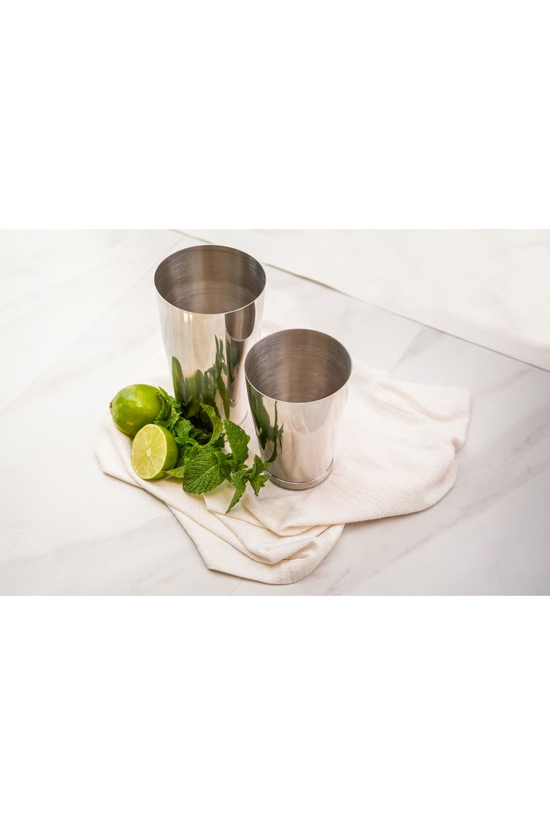 Boston Cocktail Shaker Set, Weighted, Alternate, color, Stainless Steel