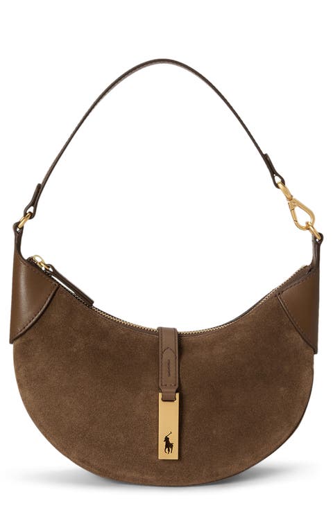 Polo ID Mini Suede Shoulder Bag