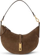 Polo Ralph Lauren Polo ID Mini Suede Shoulder Bag
