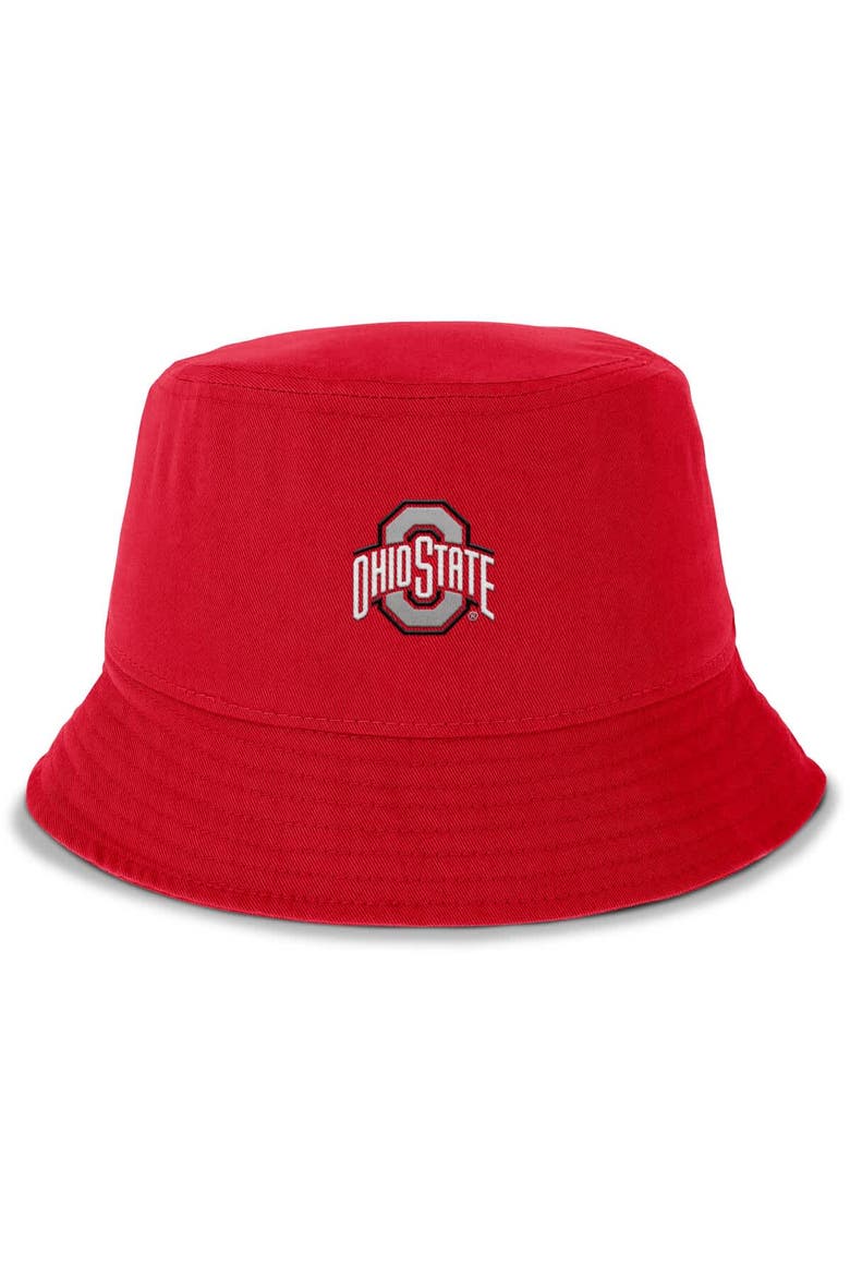Men's Nike Scarlet Ohio State Buckeyes Apex Primetime Bucket Hat, Alternate, color, Scarlet