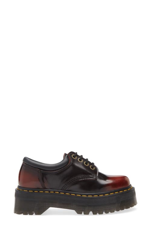 Dr. Martens 8053 Quad Platform Derby In Red