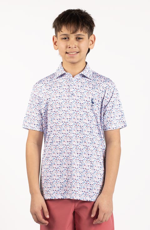 Kids' Hole in One Knit Polo (Big Kid)