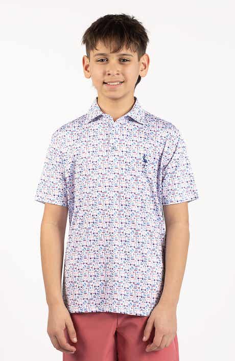 TailorByrd Kids' Hole in One Knit Polo
