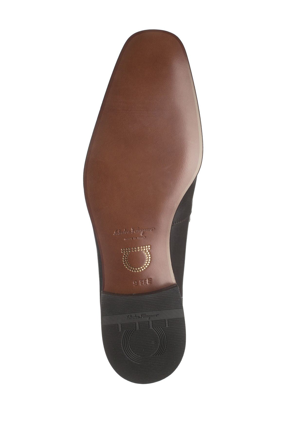 FERRAGAMO Horsebit Leather Loafer, Alternate, color, 