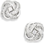Nadri The Perfect Gift Pavé Knot Stud Earrings