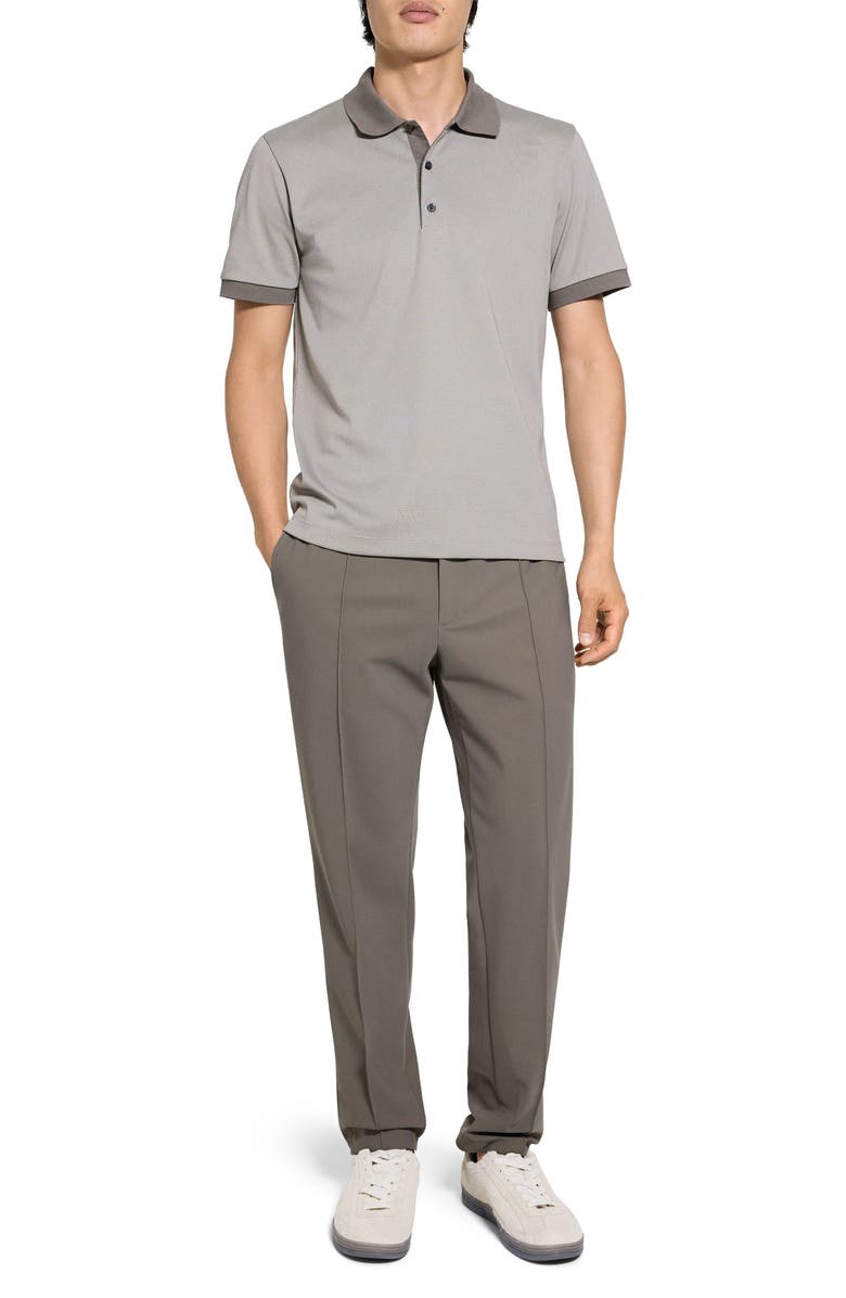 Theory Geometric Jacquard Polo, Alternate, color, Morel Multi