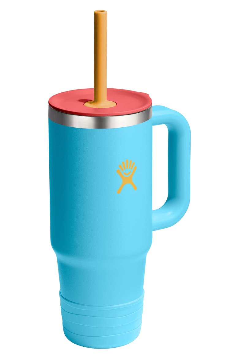 Kids' 24 Ounce Travel Tumbler, Alternate, color, BLUEJAY