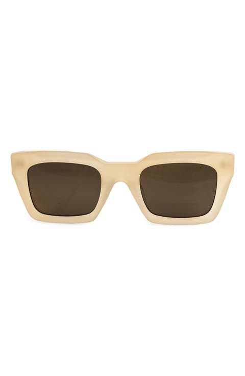 Harper 55mm Polarized Square Sunglasses
