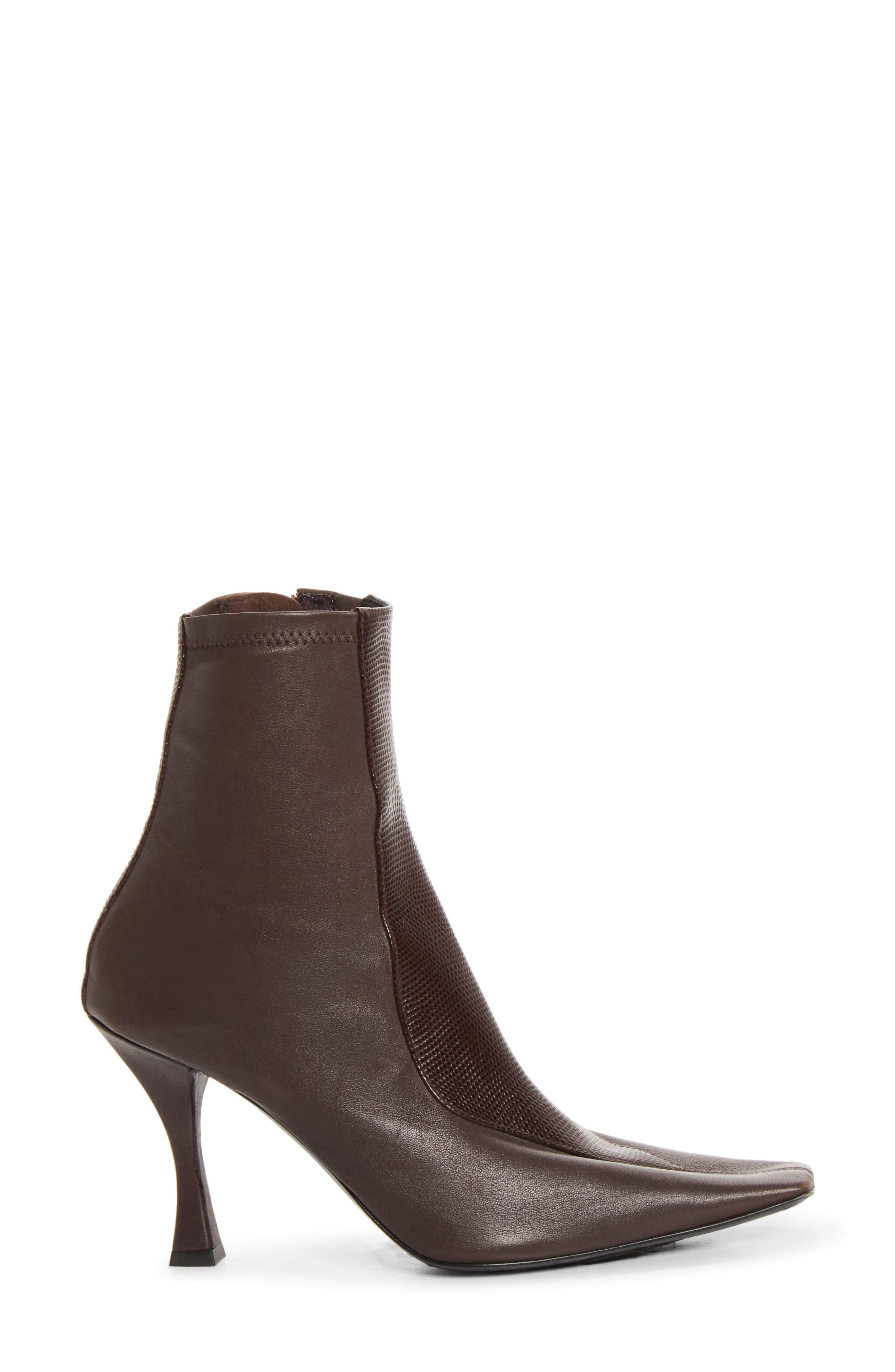 Proenza Schouler Trap Square Toe Stretch Leather Bootie (Women) | Nordstrom