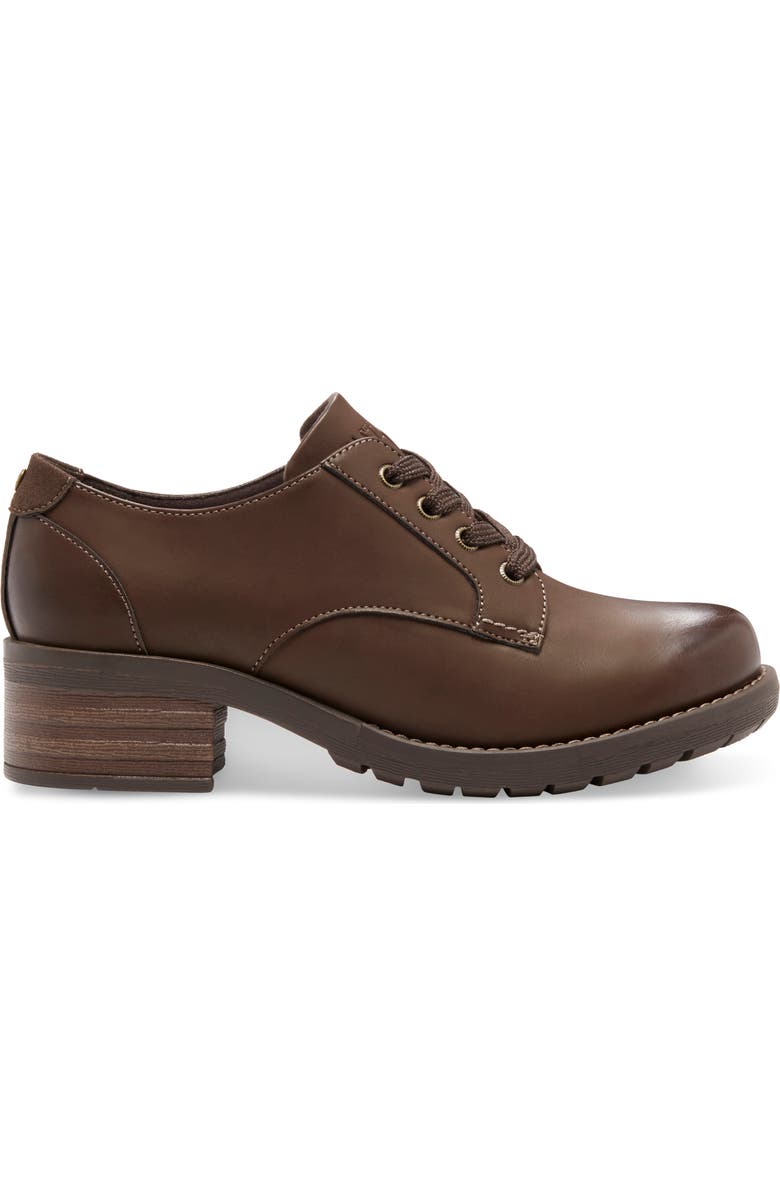 Eastland Trish Plain Toe Derby, Alternate, color, Brown