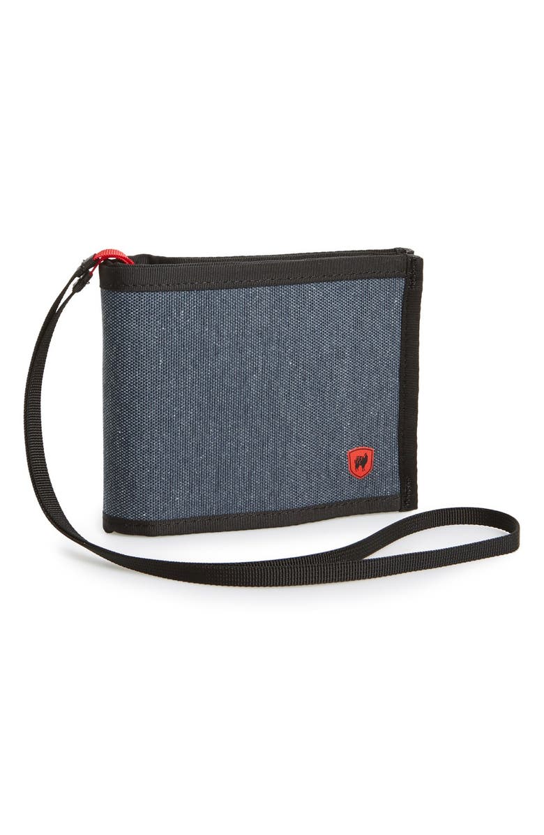 Grand Trunk 'Atom' RFID Blocking Passport Wallet, Main, color, 