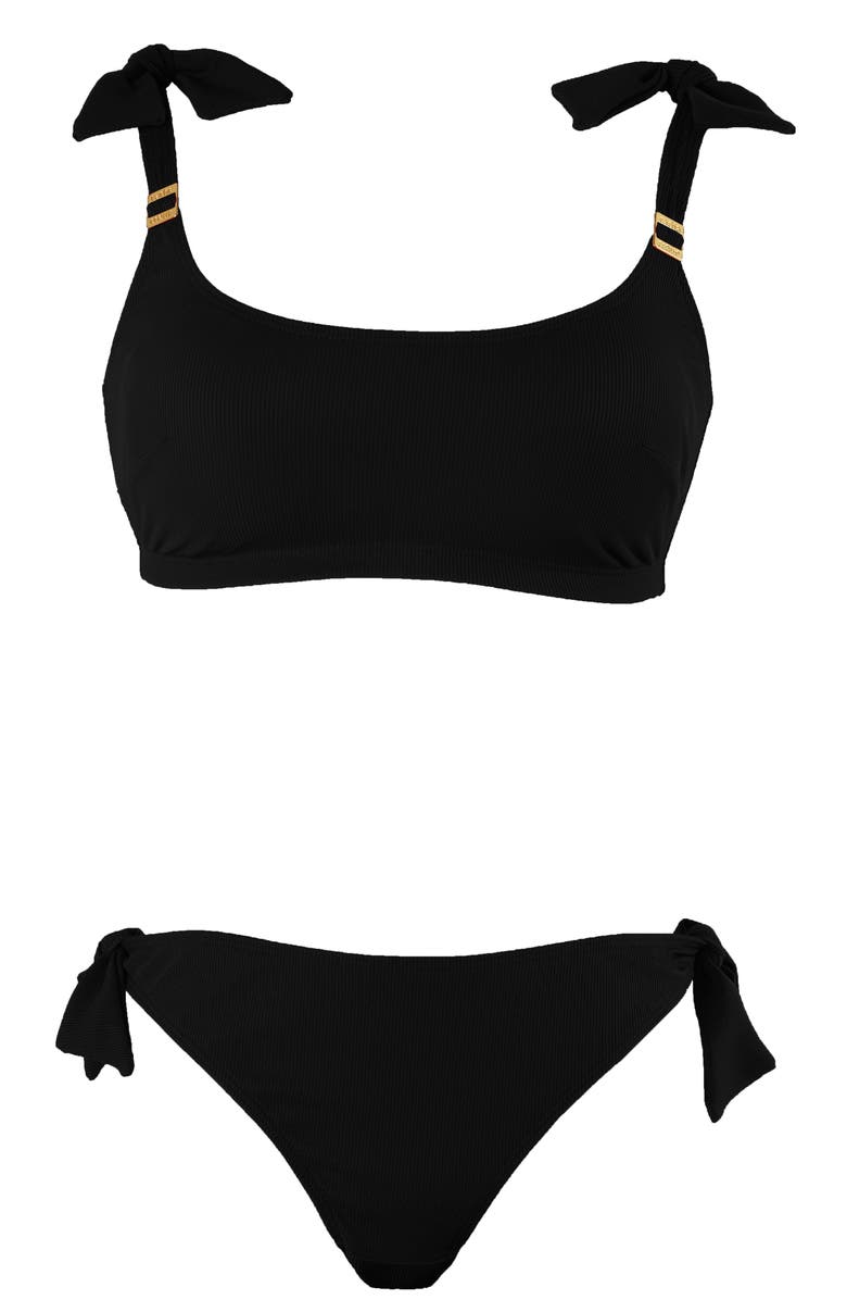 Cache Coeur Maternity bikini Porto Vecchio, Alternate, color, Black