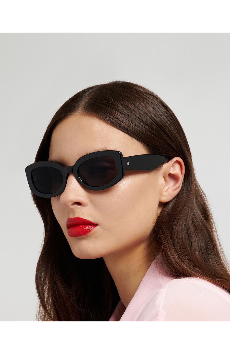 Kate Spade New York ailey 53mm gradient rectangular sunglasses, Alternate, color,