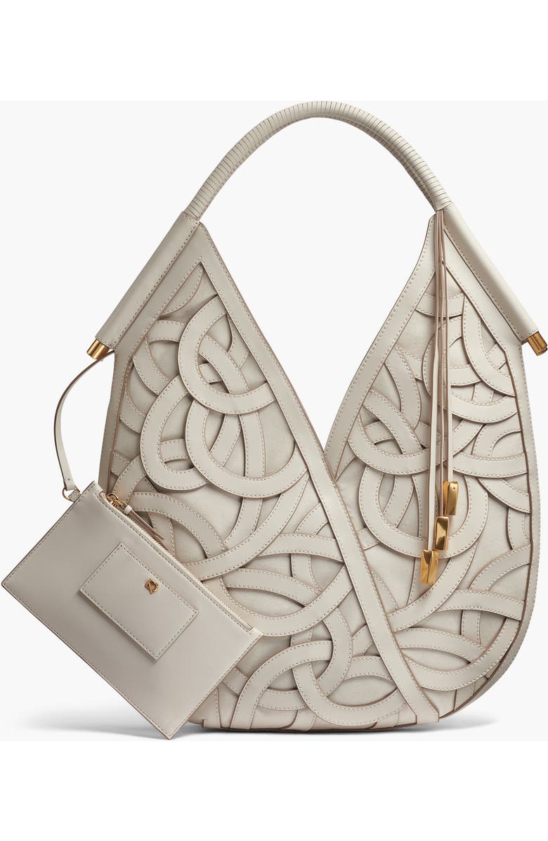 Donna Karan New York Baldwin Woven Floral Shoulder, Main, color,