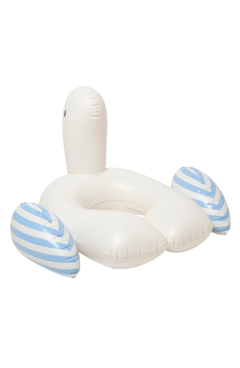 Sunnylife Sid The Seagull Tube Pool Ring Inflatable Bird Shaped Float, Alternate, color, 