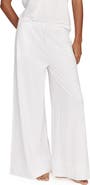 Petite Plume Pima Cotton Wide Leg Lounge Pants