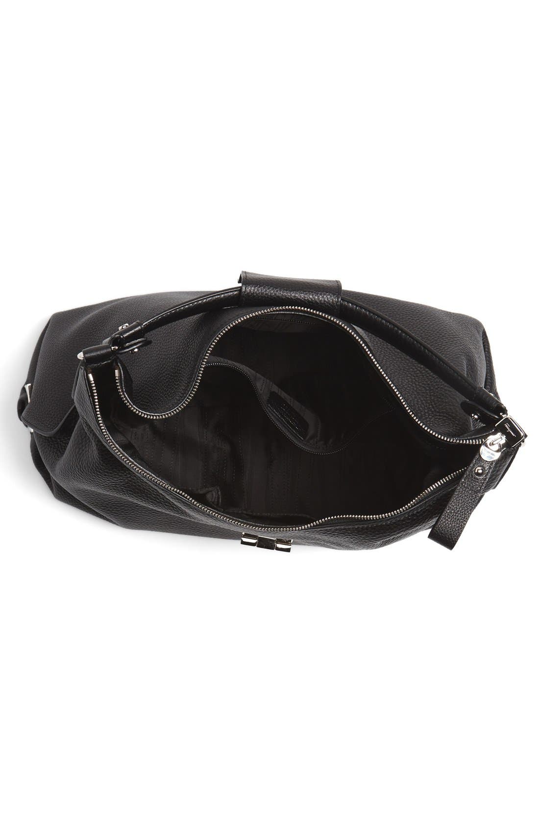 FERRAGAMO Salvatore Ferragamo 'New Fanisa' Leather Hobo, Alternate, color, 